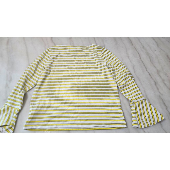 Lauren Ralph Lauren Yellow Long Sleeves Round Neck Pullover Women's Top Size L/P - Picture 9 of 10